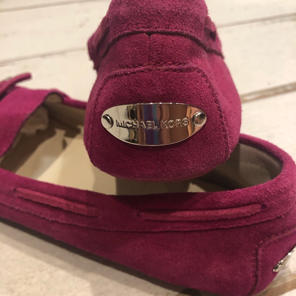 Michael Kors daisy moccasin pink suede. - Picture 3 of 3
